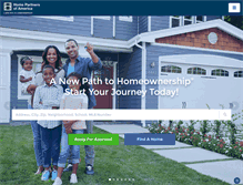 Tablet Screenshot of homepartners.com